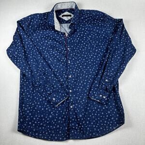 Et Vous Paris Men's 2XL Long Sleeve Button‎ Down Pearl Buttons